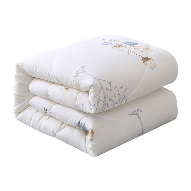 The sewing of the cotton quilt of the Xinjiang cotton is thickened and warmth cotton wool first -class long velvet quilt quilt quilt quilt single mattress
