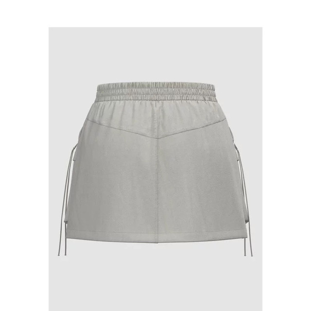 YT/UR2025 summer new women's retro work pocket ultra-short sun protection skirt women's UWS550004