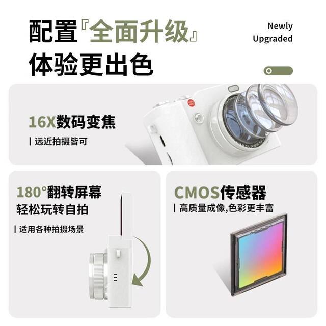 
HD pixel selfie HD dual camera digital camera CCD student entry-level camera retro student party ccd