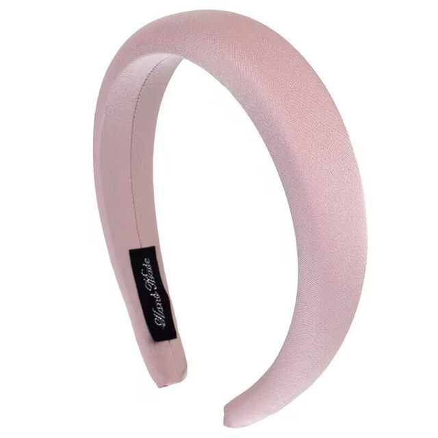 Song Zhiya's same face-showing pink headband for women, high-end, fashionable and stylish headband for face washing.