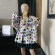 Qingchuan onewalk/real shot 2025 cartoon face long-sleeved shirt for women Qiusen style fashionable and fashionable
