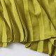 Pleated skirt, new spring and summer foreign trade women's clothing simple and versatile age-reducing natural waist zipper mid-length skirt 28284