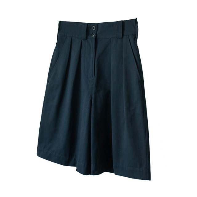 White new product spring and summer loose work pinch pants Japanese cotton literary casual Bermuda shorts for women