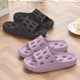 Bathroom slippers for women in summer, indoor, home silent hollow bath quick-drying leaking non-slip thick-soled sandals for men