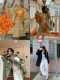 Thirteen Lines 2025 Spring New Korean Style Fashionable Classic Simple Drawstring Zipper Loose Mid-length Trench Coat
