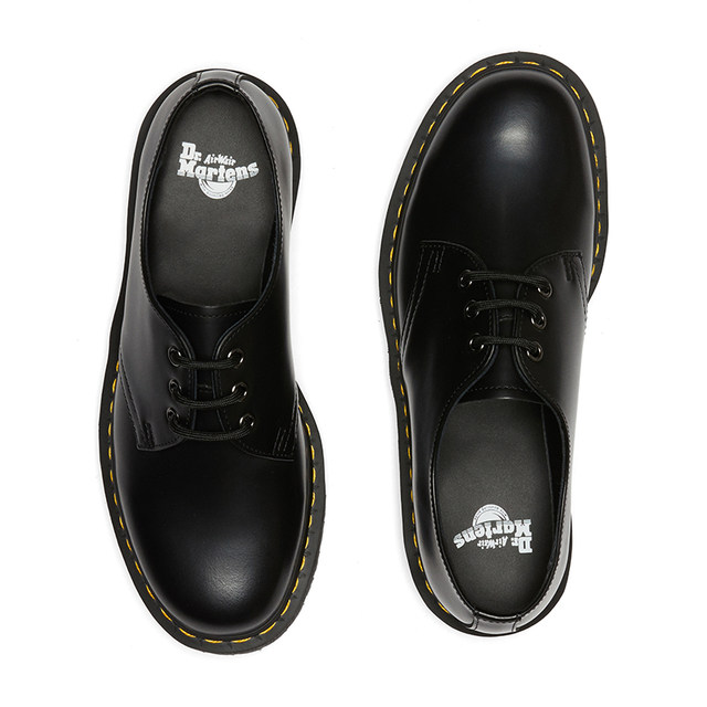 Dr. Martens 1461 Quad autumn new popular style sponge cake commuter glossy leather shoes single shoes