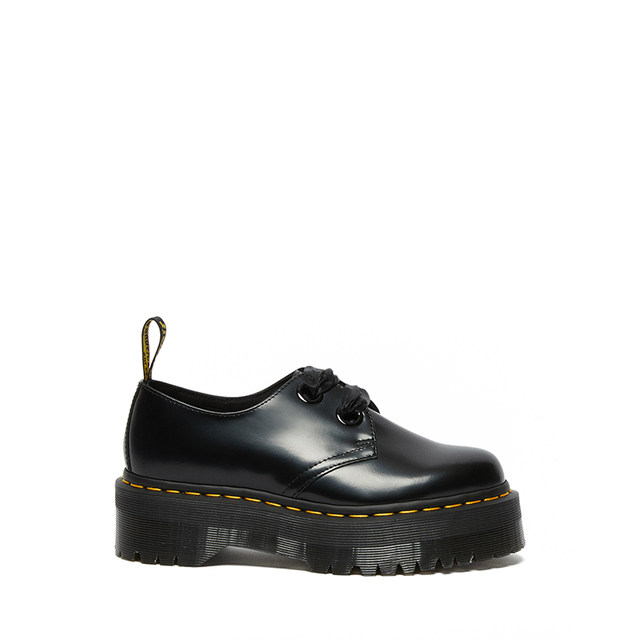 Dr. Martens Dr. Holly British women's autumn comfortable and versatile casual temperament round-headed derby shoes