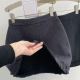 Flower bud splicing A-line woolen short skirt for women 2025 winter new high-waisted versatile slim design skirt
