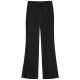 Brother Nan, slightly fat MM high -waisted casual pants, female summer straight ice silk thin micro -flared large -size suit wide -leg pants
