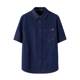 [Pure Cotton] Navigare Italian Sailing Summer New Denim Shirt Women's Short Sleeve Loose Shirt Jacket
