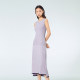 OVV spring and summer hot selling women's casual modern and fashionable contrasting color slim-fit knitted vest dress
