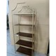 Promotional foreign trade original American retro iron wooden five-layer storage rack 65*33*170cm