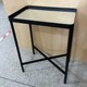 Promotional foreign trade original order simple modern style iron mirror square side table black gold 46*61cm