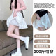 Large size white lace skirt for women in summer 2025 new ballet style cake skirt high waist a line puffy skirt