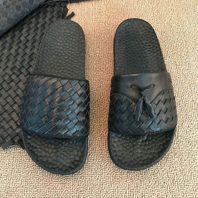 Men's Slippers Thick Bottom For Outdoors Trendy Non-slip Wear-resistant main image 0