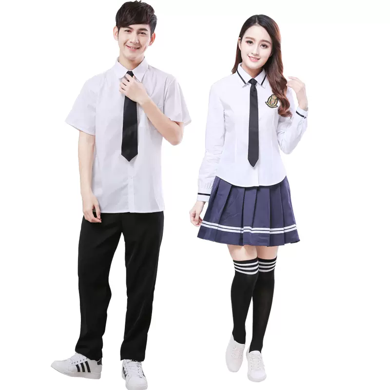 日系水手服学生制服韩国校服套装裙小时代校服女白衬衫班