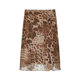 SWEETOWN Outlier#Ancient Early Leopard Printing Skin Skin Skirt Millennium Hot Girl Niche Middle Long Skirt Female