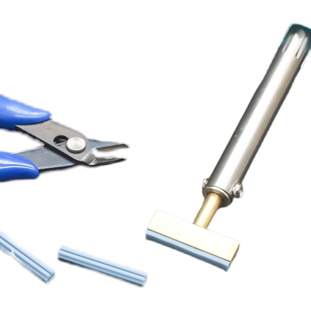 LCD screen cable hot press welding repair tool T-type soldering iron head 30W40W60W hot press glue strip