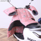 Electric motorcycle split windshield is convenient for autumn and winter plus velvet thickened thermal bottle car, leg protection, easy