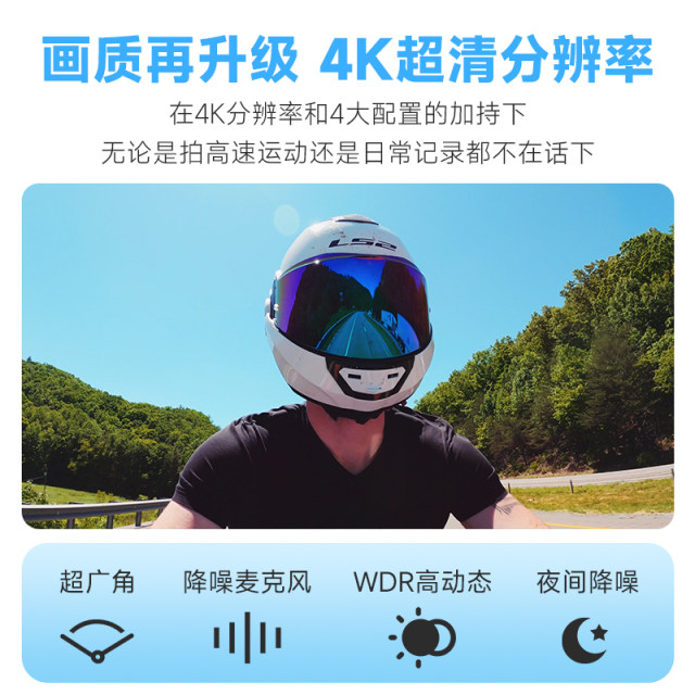 Mountain Dog G20 thumb action camera motorcycle driving recorder 360 helmet riding 4K HD camera