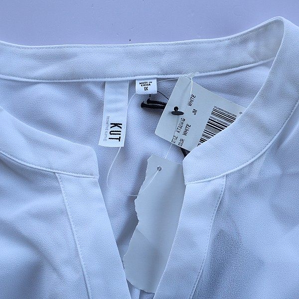 Spring and summer new European and American large-size women's solid color V-neck shirt, fashionable, casual and versatile A4