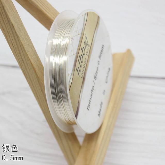 Color-retaining copper wire pure copper DIY handmade bridal headdress fixing accessories jewelry making winding materials