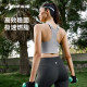 Decathlon sports vest for women in summer aerobic fitness shock-proof wear front zipper underwear yoga clothing bra SAS1