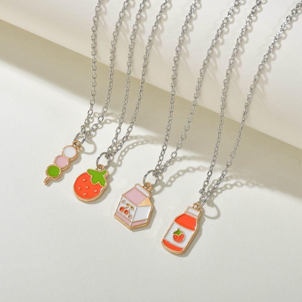 闺蜜版项链学生党女生双二两三四人款一对便宜平价可爱简约韩版夏