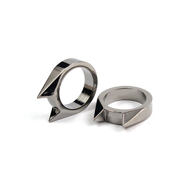 Cat ear ring outdoor equipment men and women self-defense products anti-wolf weapons ring ring finger buckle finger tiger window breaker