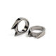 Cat ear ring outdoor equipment men and women self-defense products anti-wolf weapons ring ring finger buckle finger tiger window breaker