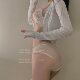 Japanese girl sexy underwear women's thin small breasts push-up without rims pure desire cute sweet lace bra set