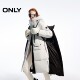 ONLY Winter 90 White Duck Down Three-proof Heat Storage Loose Long Down Jacket Women 124412023