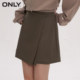 ONLY summer temperament, versatile, comfortable, fashionable and trendy, irregular college style pleated short skirt, A-line skirt for women