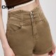 ONLY summer ballet style splicing A-line high waist shorts wide-leg jeans for women 124243053