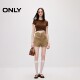 ONLY summer ballet style splicing A-line high waist shorts wide-leg jeans for women 124243053