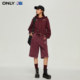ONLY summer NBA co-branded style versatile and comfortable high-waisted slim and worn embroidered shorts casual pants for women
