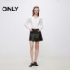 ONLY winter fashionable design sense solid color pocket A-line short skirt skirt women 12436S002

