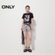 ONLY summer retro old washing rosted high waist shorts jeans women 124243044