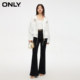 ONLY summer fashion simple drop rotator sleeve loose solid color stand collar jacket for women 124136047