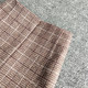 Wool skirt for women autumn and winter 2024 Korean version high waist retro winter woolen a-line skirt mid-skirt plaid knee-length skirt