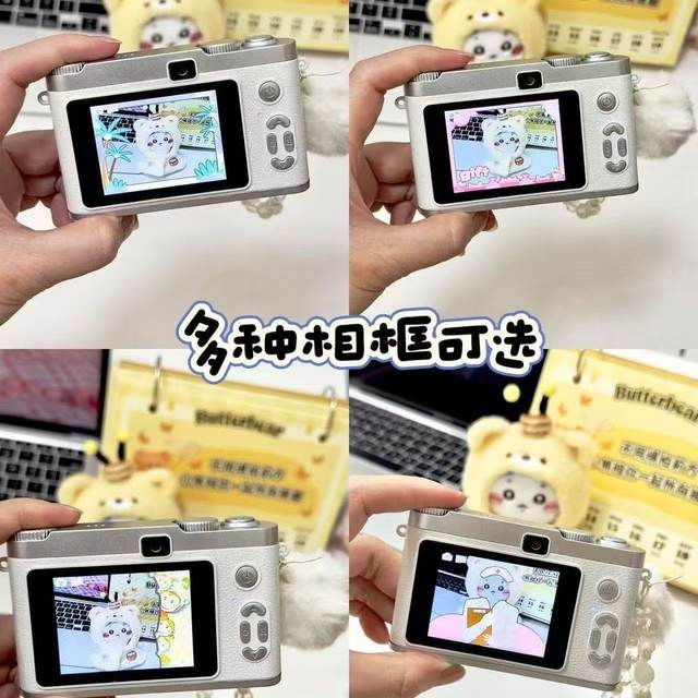 9600W pixel retro dual camera cute digital camera campus student can take photos and pass on mobile phone