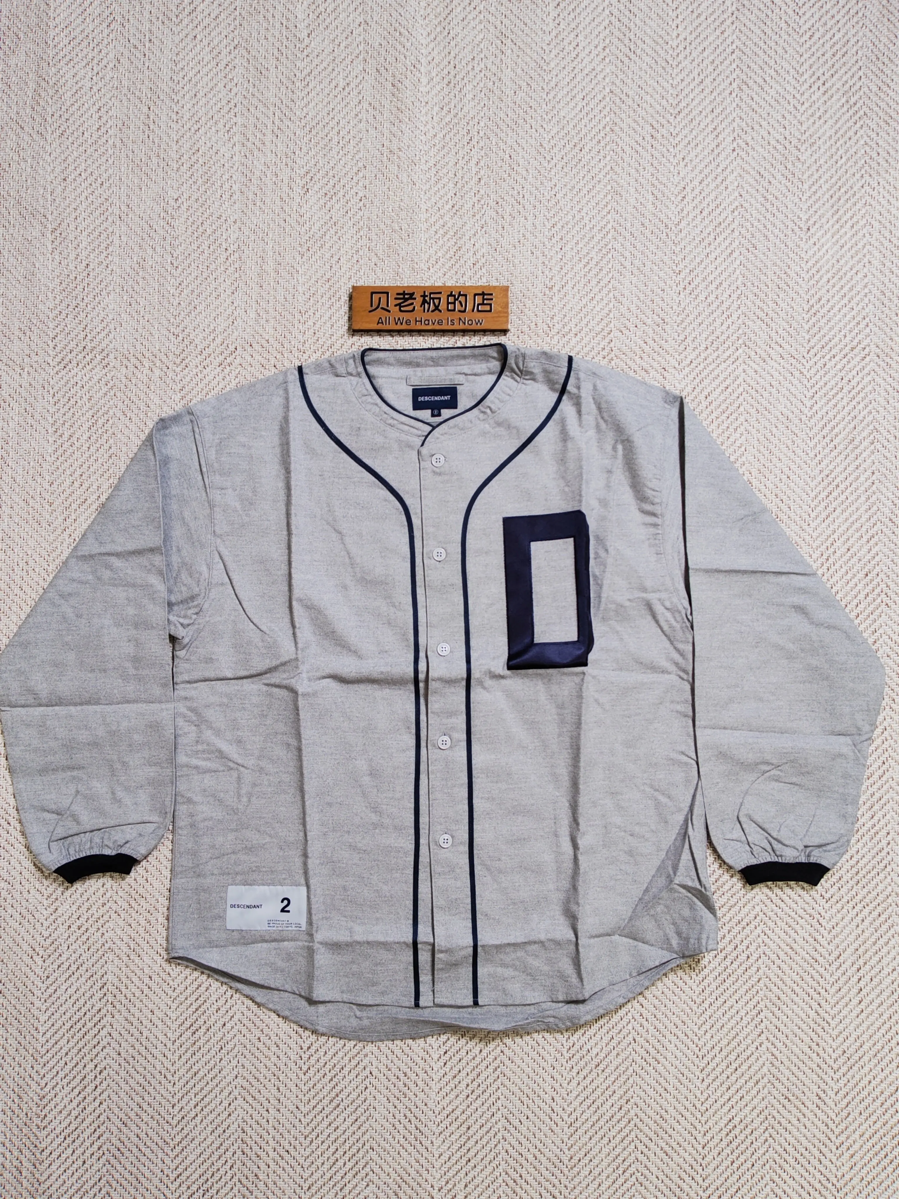 DESCENDANT】 22ss BLEEK BASEBALL SHIRT-