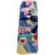 Daizzei ~ color graffiti bag hip skirt female summer new printed fold mid -length back split skirt tide