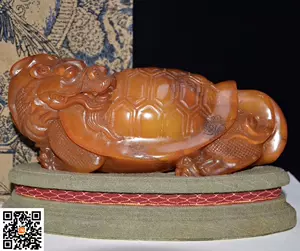円高還元  石彫　置物 たくさんの龍 寿山石 彫刻/オブジェクト