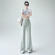 Wearing micro-flare yoga pants for women in spring and summer 2025 thin high waist small quick-drying high hanging flared trousers