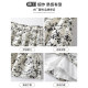 2025 spring and summer white chiffon floral short skirt fashionable and versatile Korean slim A-line short skirt large size cake skirt