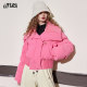 Fairy pocket loose short down jacket female 2024 autumn and winter New Barbie powder leisure warm jacket