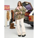 Fairy's Pocket Loose White Wide Leg Pants Women's 2024 Winter New Style Drape Loose Velvet Casual Pants