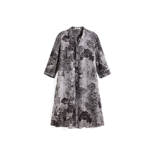 EXCEPTION Exception Women's Summer Mulberry Silk Silk Shirt Mid-length Temperament Flowing Sleeves