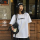 Camel summer T-shirt women's pure cotton short-sleeved 2025 spring and summer new couple loose retro sports casual tops for men